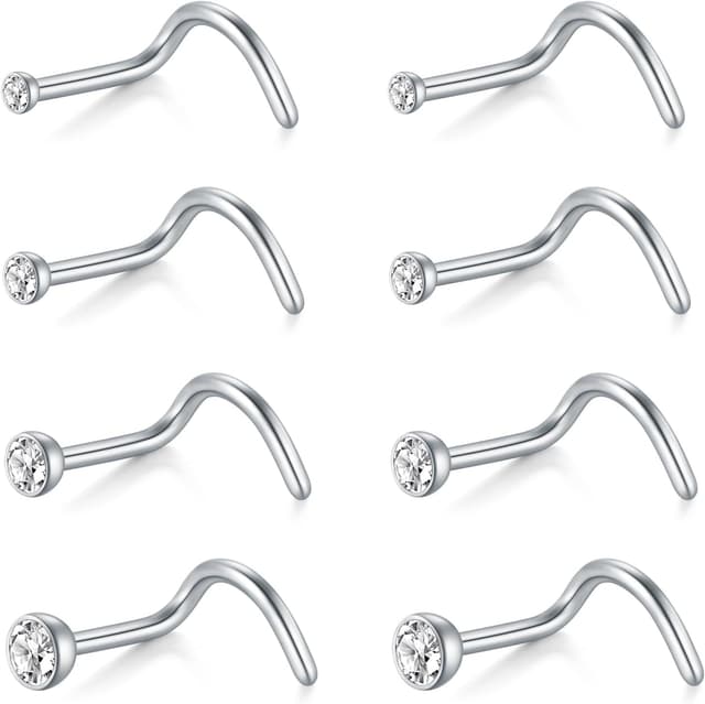 Thumbnail 5 de AceFun Nose Studs 316L 8‑piece set