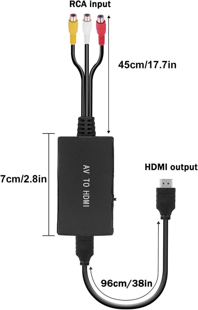 Thumbnail 5 de uhddadi RCA to HDMI Converter 1080P