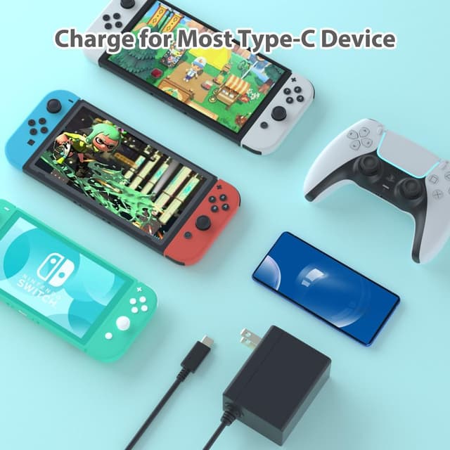 Thumbnail 5 de Nintendo Switch Charger 15V 2.6A AC Adapter for Dock