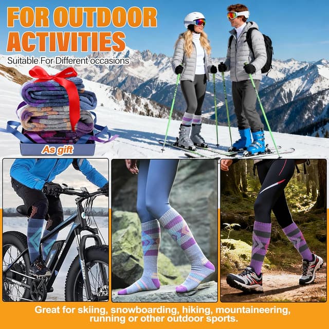 Thumbnail 5 de Welwoos Merino Ski Socks 3 Pack