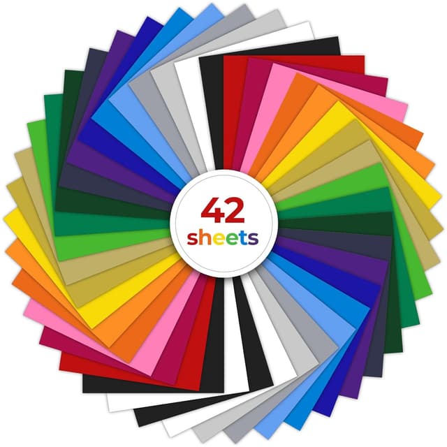 Imagen de Ohuhu Plotterfolie 42 Blatt 30,5×25,4 cm 🎨 en OfertitasTOP