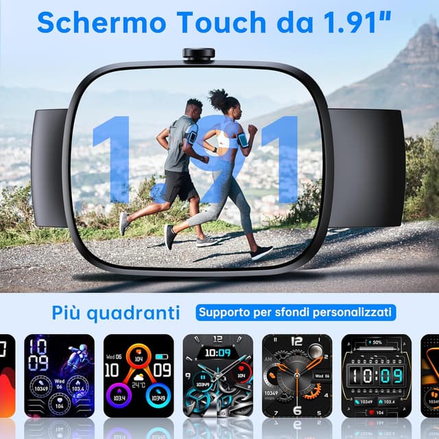 Thumbnail 1 de OUKITEL Smartwatch 1,91" con chiamate