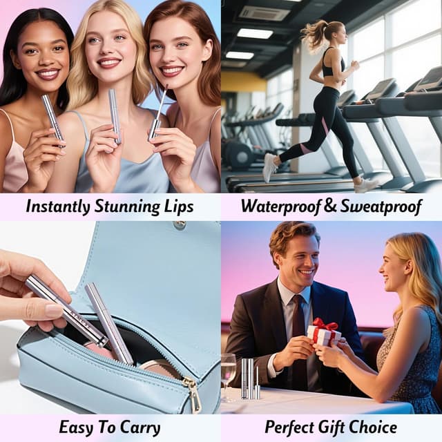 Detalle de KIMUSE Lip Stain Peel Off Set 2 en 1