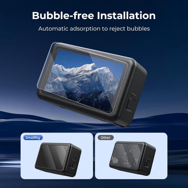 Detalle de SmallRig Kit de protection d’écran en verre trempé pour DJI Osmo Action 6 (5892) – intégrale, ultra-fin