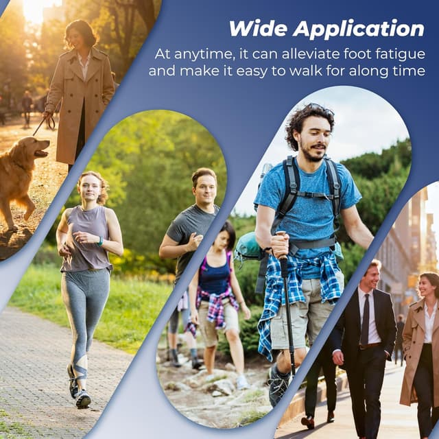 Thumbnail 6 de Psveb durable arch support orthotics for plantar fasciitis (medium arch), for men & women