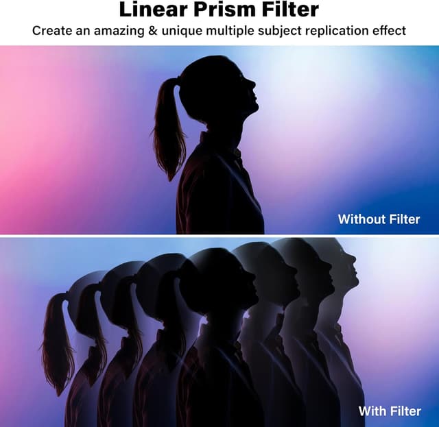 Detalle 2 de Walking Way Linearer Prismenfilter 77 mm