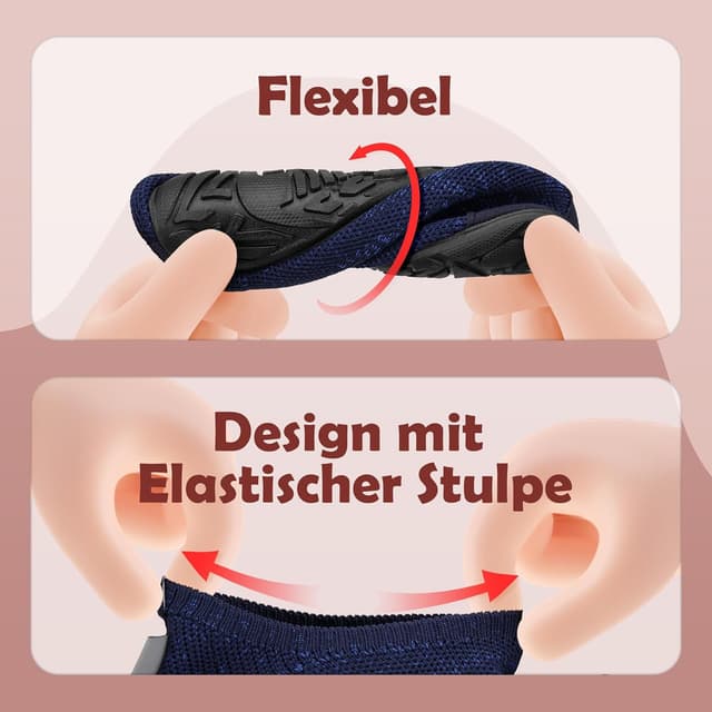 Detalle 1 de Kyopp Kinder Hausschuhe für rutschfesten Halt