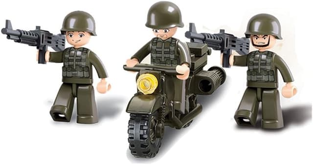 Detalle 2 de Tank Building Bricks Set 258 pieces