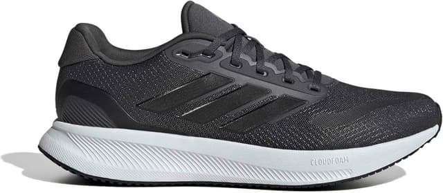 Detalle de adidas Men’s Runfalcon 5 Running Shoes (Grey Six/Core Black/Cloud White) – classic fit