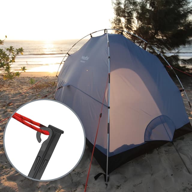 Detalle 2 de Set com-four® 36 chiodi da terra in plastica per ancoraggio esterni