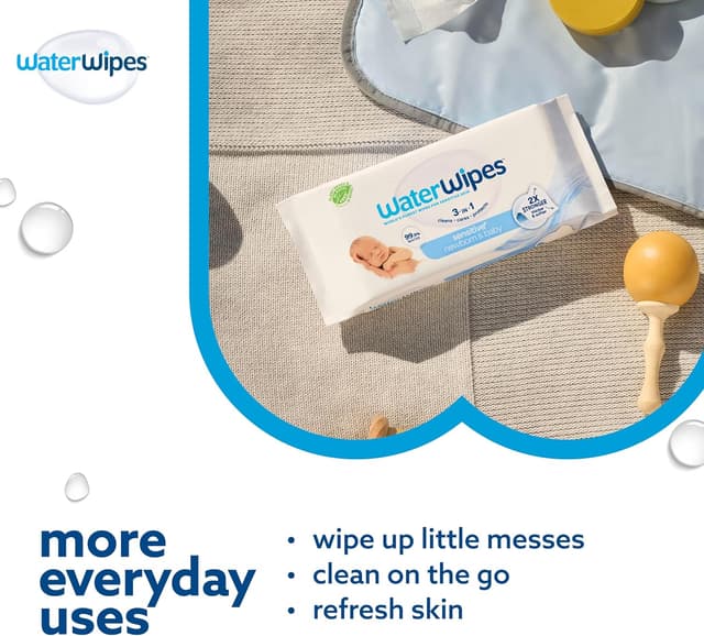 Thumbnail 5 de WaterWipes Sensitive+ Baby Wipes 1080 Count