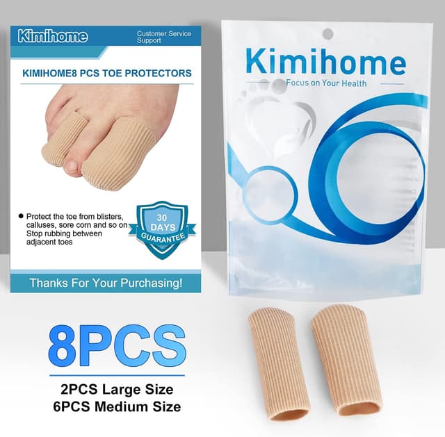 Detalle de Kimihome gel toe caps, 8 pcs protective sleeves