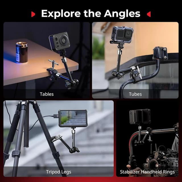 Thumbnail 6 de SMALLRIG 5605 Magic Arm with Super Clamp 1/4