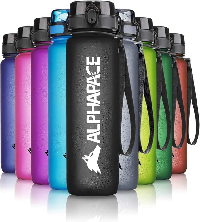 Detalle de ALPHAPACE Gourde étanche sans BPA avec insert à fruits — modèles 350 ml à 1500 ml
