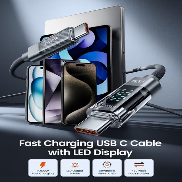 Thumbnail 1 de toocki 100W USB C Kabel đ