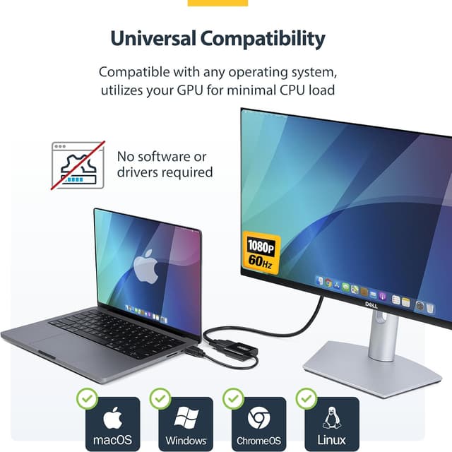 Thumbnail 1 de StarTech HDMI to VGA Active Video Converter 1080p