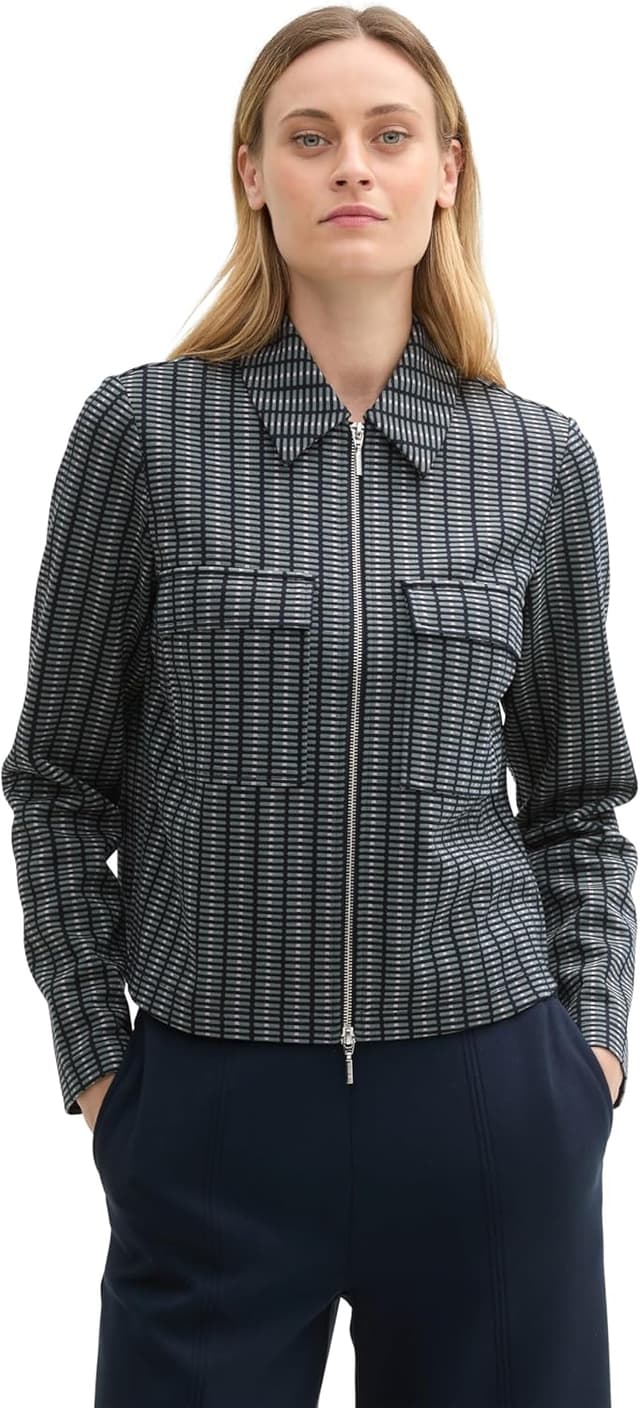Detalle de TOM TAILOR Blazer da donna: comodo e versatile per il look tutti i giorni