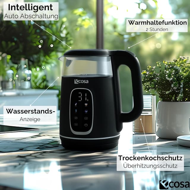 Thumbnail 1 de Ecosa Wasserkocher 1,7 l