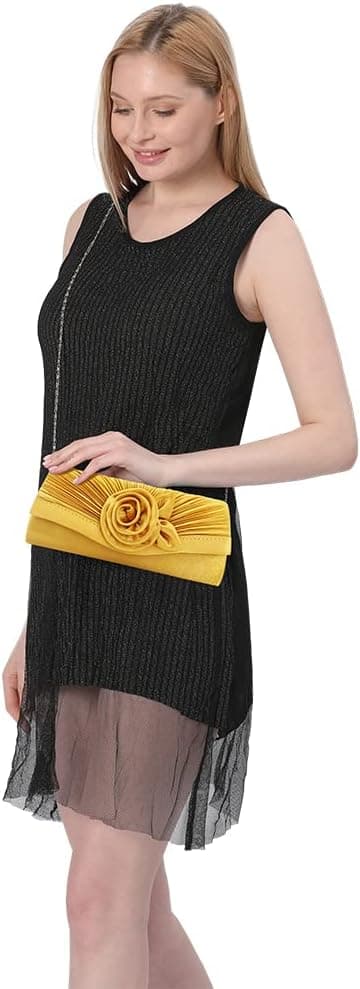 Detalle de Wocharm satin banquet bag clutch for women – party, wedding and evening occasions