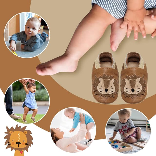 Detalle 2 de IceUnicorn Krabbelschuhe Baby Lauflernschuhe