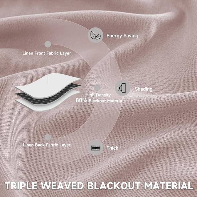 Detalle 2 de Ystyle rideau occultant 140x300 cm