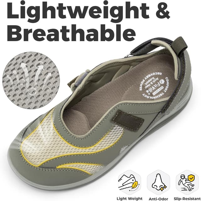 Detalle 2 de Sandali FitVille per piedi larghi