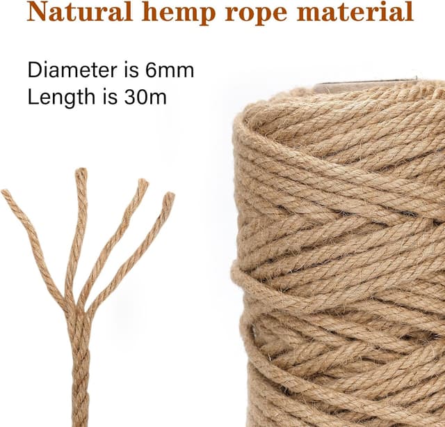 Thumbnail 1 de Corda Sisal 6 mm 30 m per tiragraffi