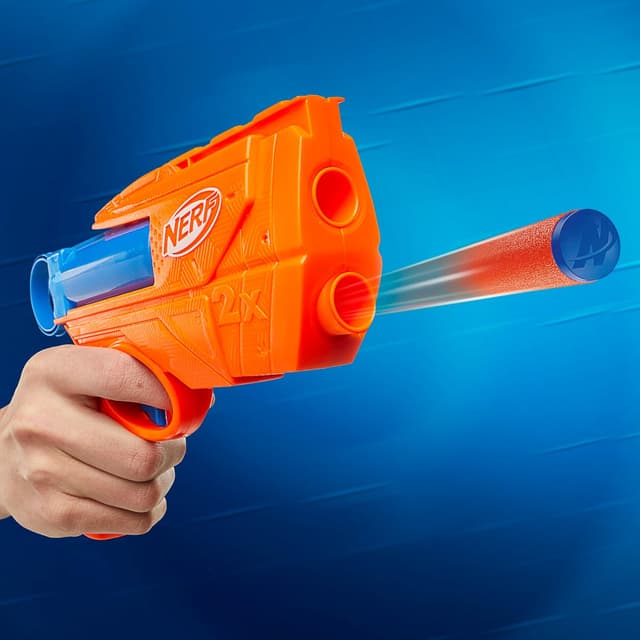 Thumbnail 6 de Nerf N Series Ward blaster Hasbro con 2 dardi N1 (blu e arancione) per bambini da 8 anni