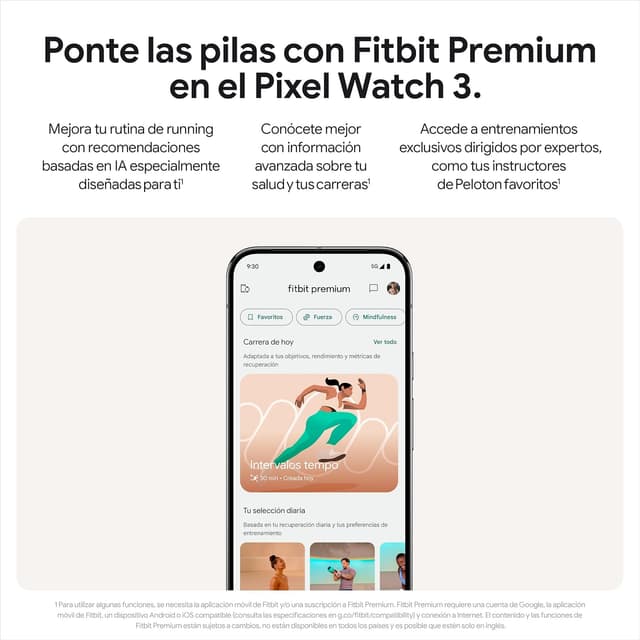 Thumbnail 6 de Google Pixel Watch 3 - Elegante en Verde Liquen 🍃