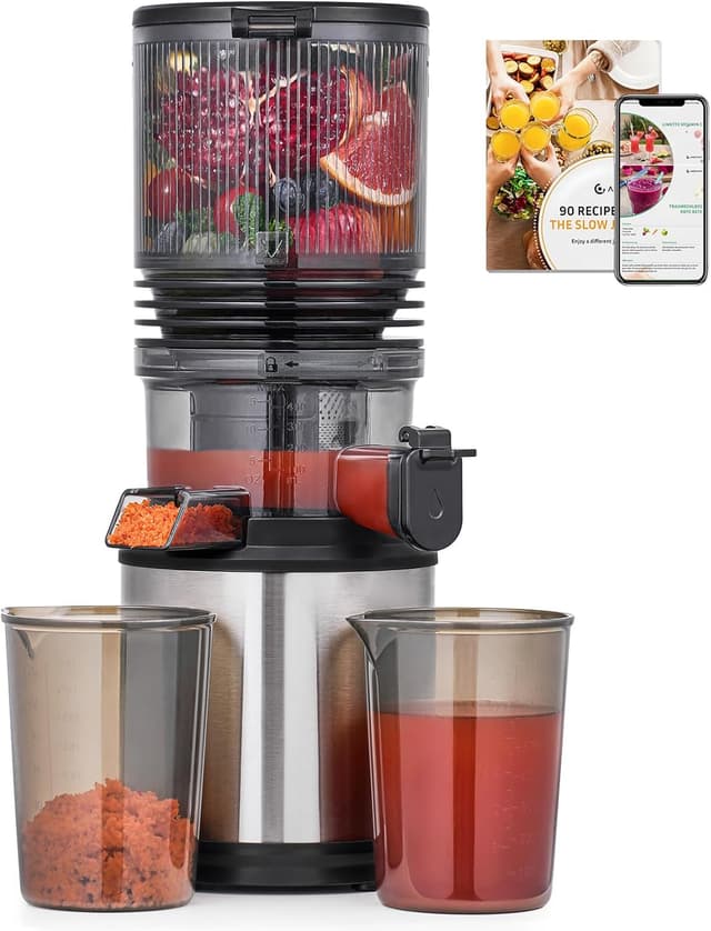 Detalle de AMZCHEF Slow Juicer 160mm 2L