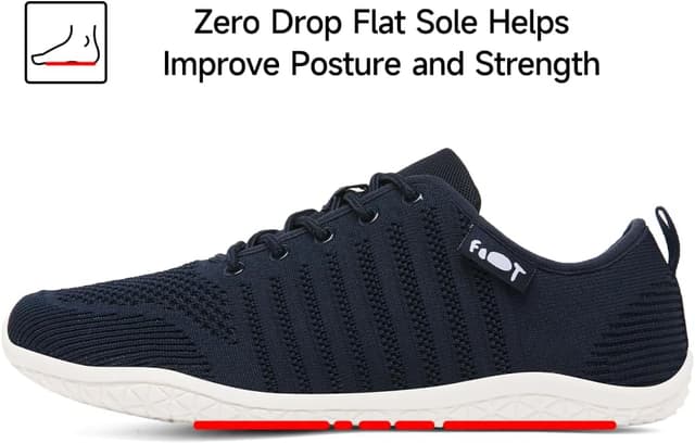 Detalle 2 de Merdoo Barfuß-Schuhe mit breiter Zehenbox (Zero-Drop) – Minimalistische Sneaker für Damen & Herren, Gr. 37–45