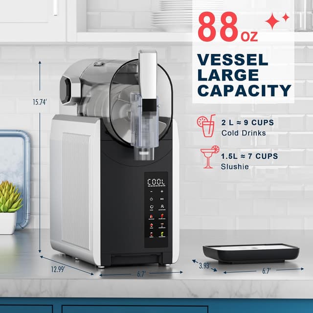 Detalle 2 de Slush Machine 2L RapidChill slushy maker