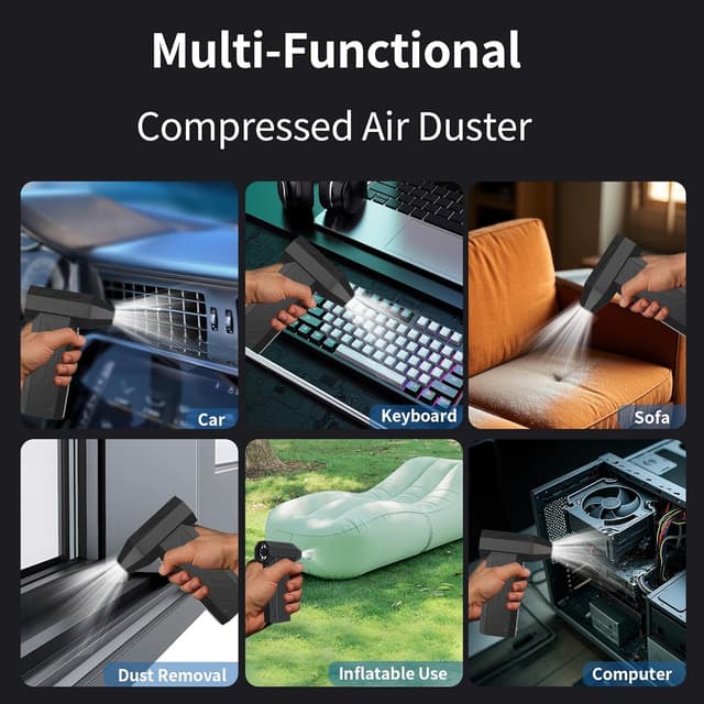 Thumbnail 6 de PC air duster 130000RPM cordless cleaner