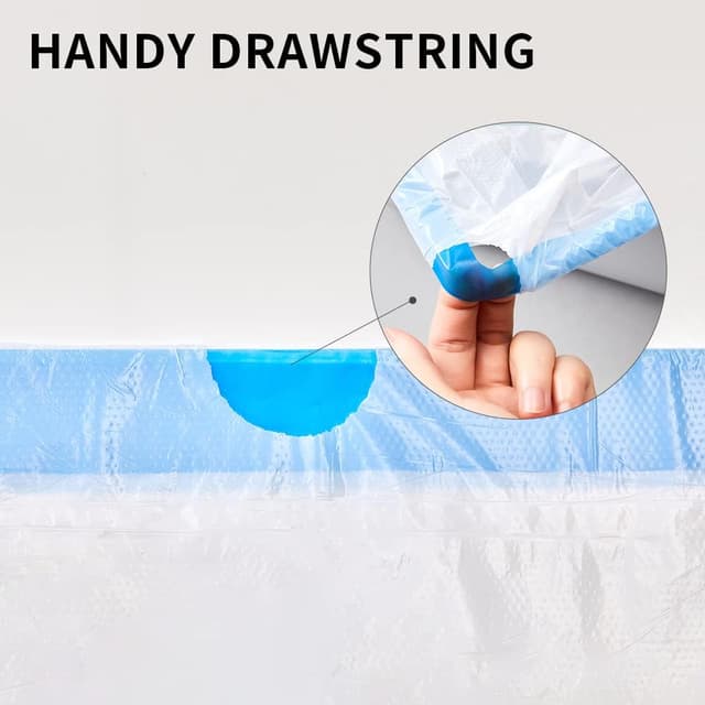 Thumbnail 3 de PETKIT Replaced Cat Litter Tray Liners with Drawstring 100 pcs for PURA X and PURA MAX Self Cleaning Cat Litter Box, 55x30cm, Portable Strong Cat Litter Waste Replaceable Bags
PETKIT Replaced Cat Litter Tray Liners with Drawstrin…