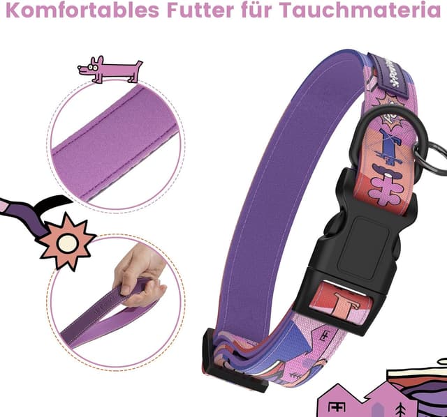 Thumbnail 3 de Sonnenuntergangs Stil Hundeleine Set