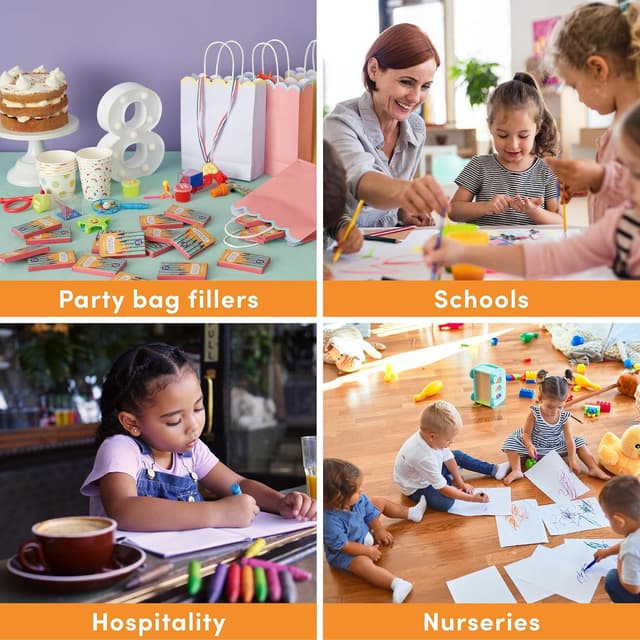 Thumbnail 4 de THE TWIDDLERS 300 Pastelli a cera per bambini 🎨