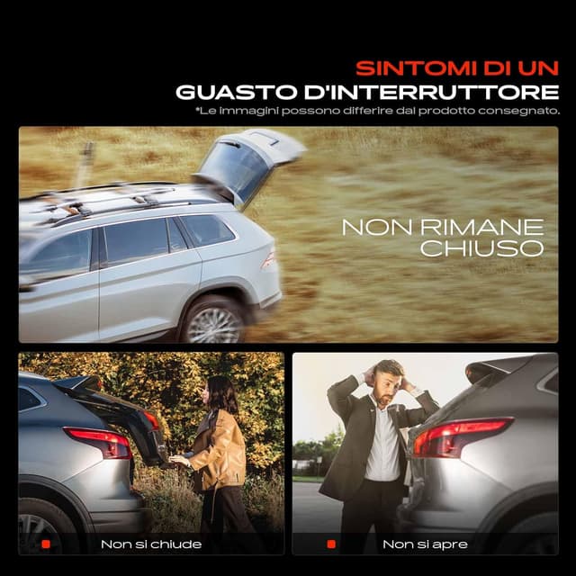 Detalle de Frankberg maniglia portellone posteriore 2 poli