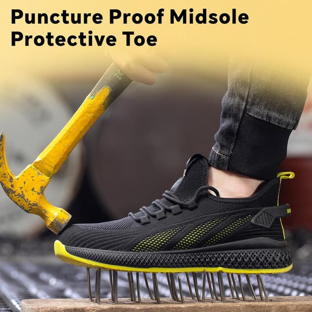 Thumbnail 3 de SPIEZ Unisex Safety Trainers with Composite Toe