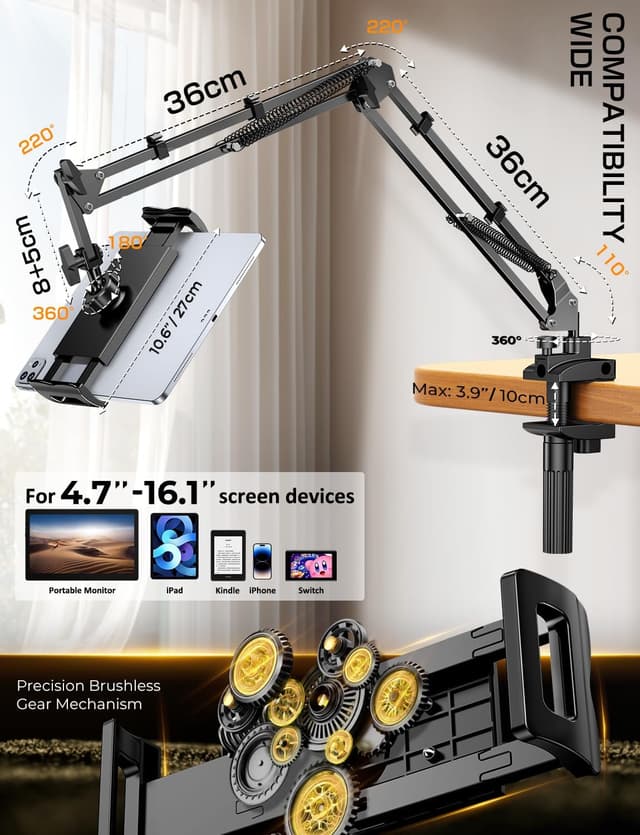 Thumbnail 4 de Mumay Tablet Halterung 4,7–16,1 Zoll