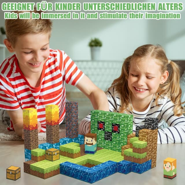 Thumbnail 5 de TUKIIE Magnetische Bausteine 160 Stück (1 Zoll) – Magnetspielzeug für Kinder ab 3 Jahren