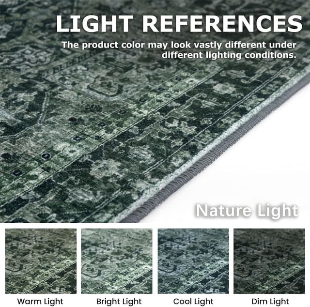 Thumbnail 2 de KOZYFLY Boho Area Rug 5x7 ft