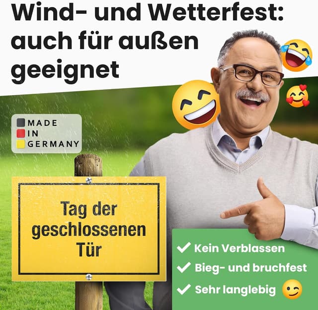 Thumbnail 4 de DankeDir Schild Gelb 30x20 cm