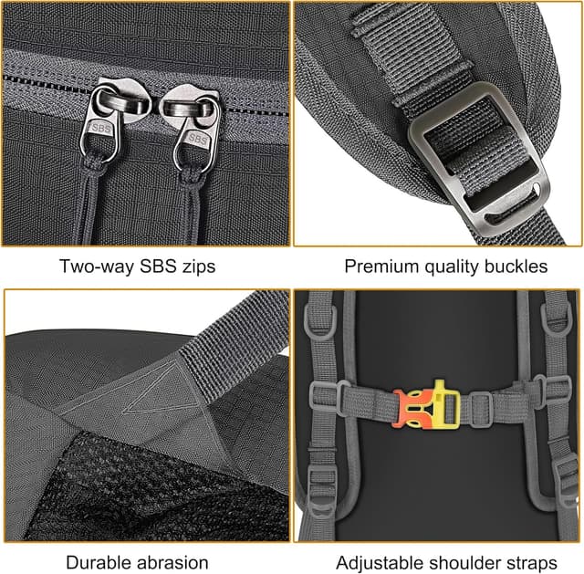 Thumbnail 3 de Bekahizar 35L Lightweight Foldable Backpack