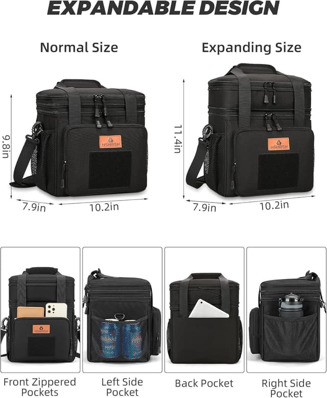 Detalle 2 de HSHRISH Expandable Tactical Lunch Box 16L