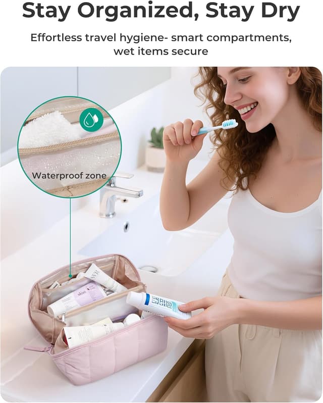 Detalle de BAGSMART Travel Makeup Bag