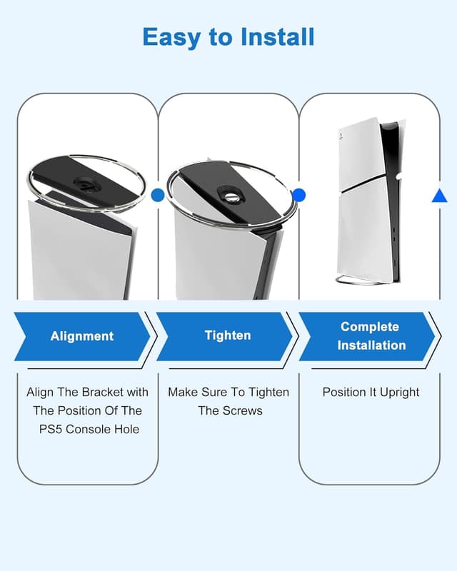 Detalle 2 de RUIZHI Vertikaler Standfuß für PS5