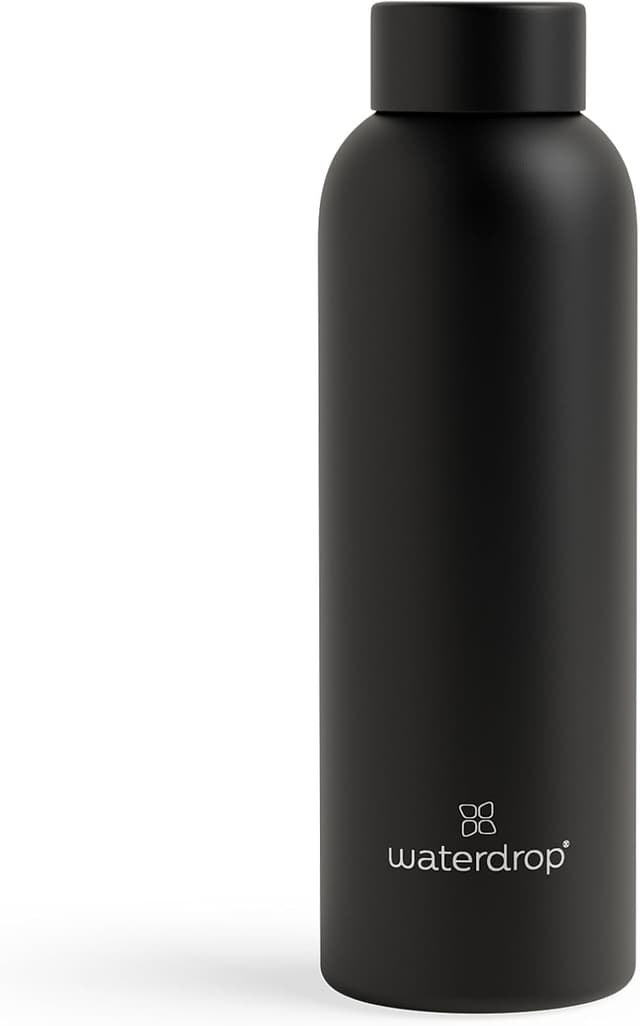 Detalle de waterdrop® Borraccia Termica in acciaio inox da 600 ml, mantiene caldo 24 ore e freddo 12