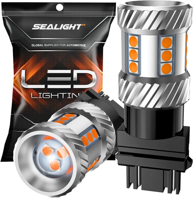 Detalle de SEALIGHT 3157 LED Turn Signal Bulb 600% brighter