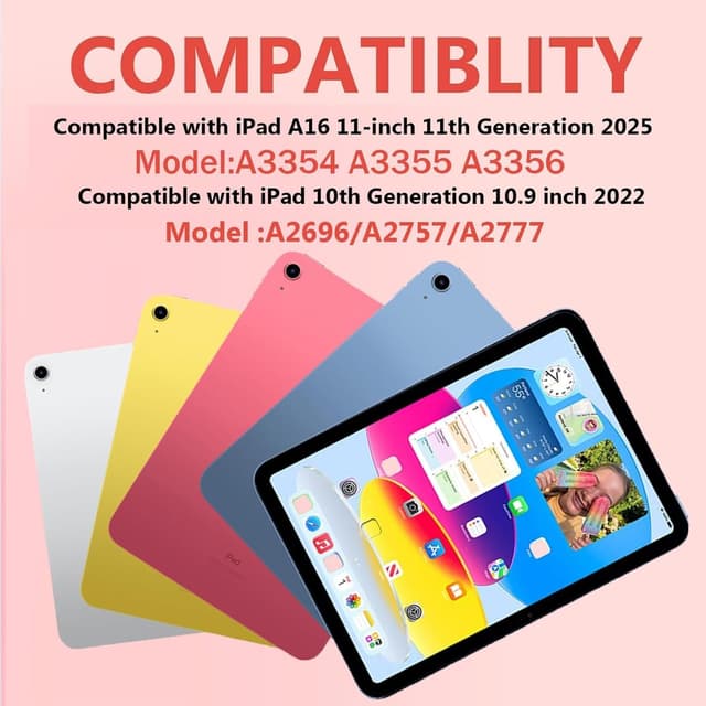 Thumbnail 1 de TQQ Touchpad Keyboard Case for iPad A16