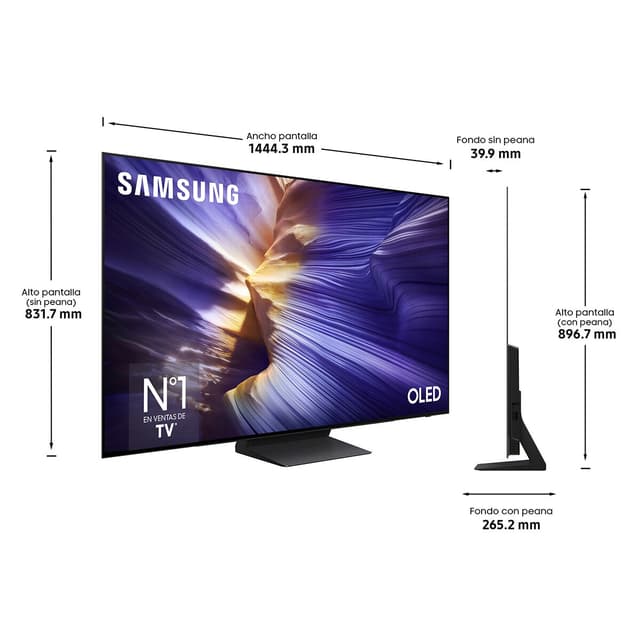 Thumbnail 1 de Samsung TQ65S93FATXXC OLED 4K TV con AI y PANTONE 📺
